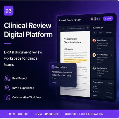 Clinical Review Digital Platform case study preview