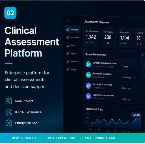 Clinical Assessment Platform case study preview